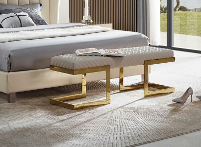 Ottoman Pouf Rectangular Ottoman Upholstered Stool Seat Stool Side Table